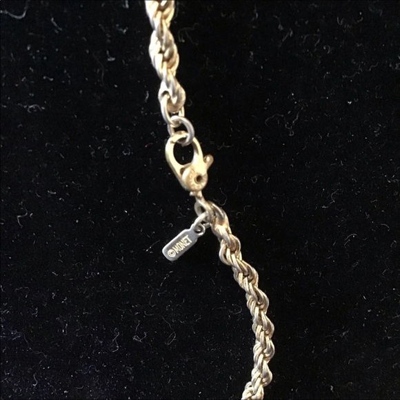 MONET Vintage 30” Gold Plated 15 Grams Twisted Rope Chain - Picture 2 of 6